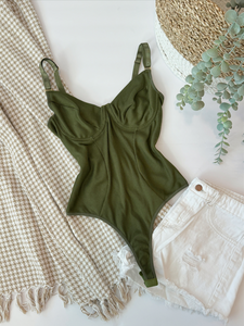 Rory Bodysuit - Army Green